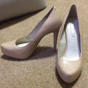 BCBG Nude heels
